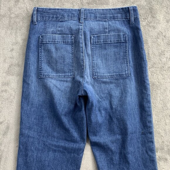 Frank & Eileen Jameson Jeans Womens 0 Blue Utility Denim Joggers Casual - Picture 13 of 13